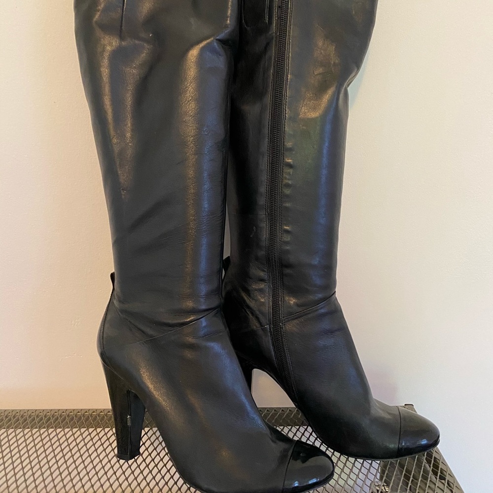 Nine West Leather Boots Size 9 1/2